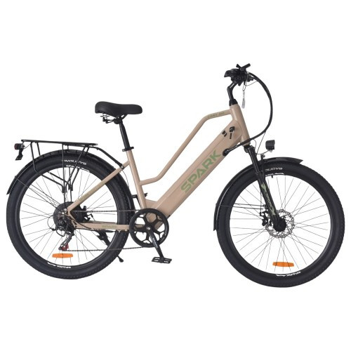Велосипед з електромотором SPARK E-CITY EASY GO 17" 48 V/500W/12,5Ah бежевий