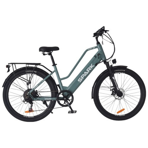 Велосипед з електромотором SPARK E-CITY EASY GO 17" 48 V/500W/12,5Ah сіро-оливковий Велосипед з електромотором SPARK E-CITY EASY GO 17" 48 V/500W/12,5Ah сіро-оливковий