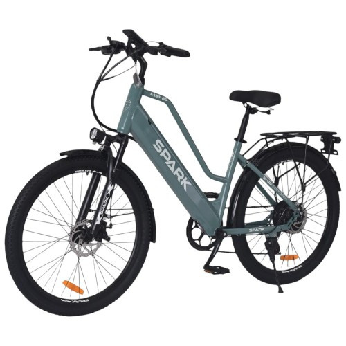 Велосипед з електромотором SPARK E-CITY EASY GO 17" 48 V/500W/12,5Ah сіро-оливковий Велосипед з електромотором SPARK E-CITY EASY GO 17" 48 V/500W/12,5Ah сіро-оливковий