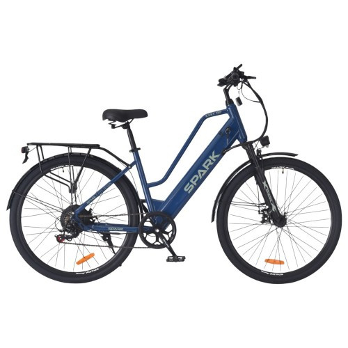 Велосипед з електромотором SPARK E-CITY EASY G0 18" 48 V/500W/12,5Ah синій Велосипед з електромотором SPARK E-CITY EASY G0 18" 48 V/500W/12,5Ah синій