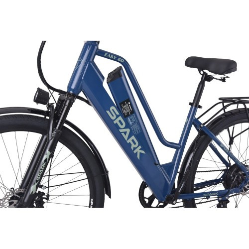 Велосипед з електромотором SPARK E-CITY EASY G0 18" 48 V/500W/12,5Ah синій Велосипед з електромотором SPARK E-CITY EASY G0 18" 48 V/500W/12,5Ah синій