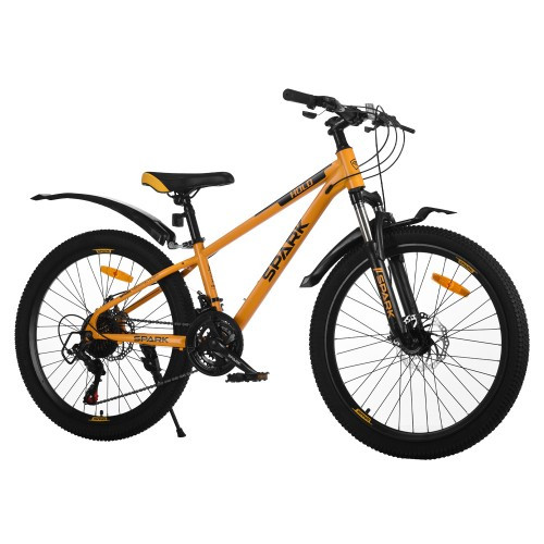 Велосипед SPARK HOLD (колеса — 24", сталева рама — 12" оранжевий Велосипед SPARK HOLD (колеса — 24", сталева рама — 12" оранжевий