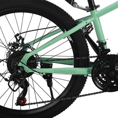 Велосипед SPARK HOLD (колеса — 24", сталева рама — 12" м'ятний Велосипед SPARK HOLD (колеса — 24", сталева рама — 12" м'ятний