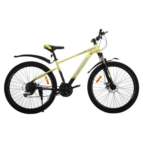Велосипед SPARK VIBE (колеса — 27,5", сталева рама — 17" лаймовий з чорним Велосипед SPARK VIBE (колеса — 27,5", сталева рама — 17" лаймовий з чорним