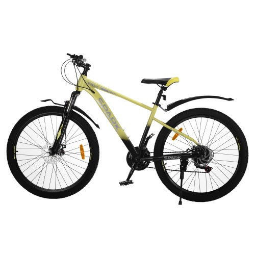 Велосипед SPARK VIBE (колеса — 27,5", сталева рама — 17" лаймовий з чорним Велосипед SPARK VIBE (колеса — 27,5", сталева рама — 17" лаймовий з чорним