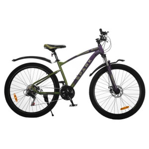 Велосипед SPARK BLITZ (колеса — 27,5", сталева рама — 17") фіолетовий із темно-оливковим