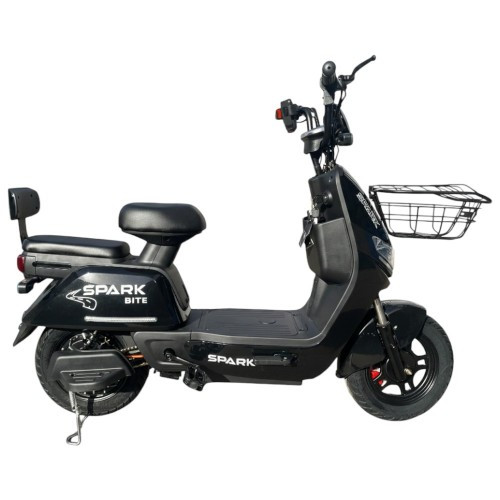 Велосипед з електромотором SPARK BITE 60V/1000W/20Ah 14" Чорний Велосипед з електромотором SPARK BITE 60V/1000W/20Ah 14" Чорний