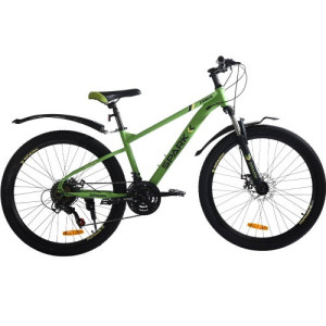 Велосипед SPARK EMBER (колеса — 26", сталева рама — 15" салатовий