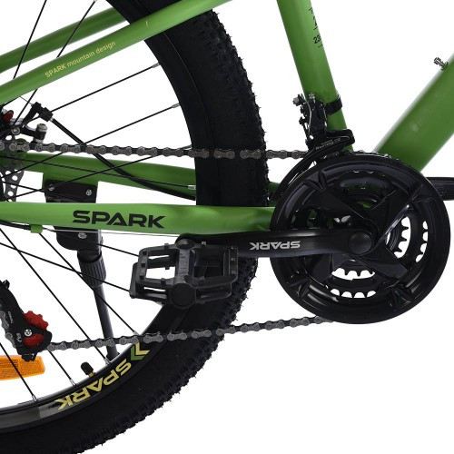Велосипед SPARK EMBER (колеса — 26", сталева рама — 15" салатовий Велосипед SPARK EMBER (колеса — 26", сталева рама — 15" салатовий