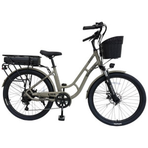 Велосипед з електромотором SPARK E-CITY LITE 17" 48 V / 500 W / 12,8 Ah сірий