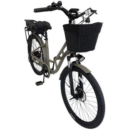 Велосипед з електромотором SPARK E-CITY LITE 17" 48 V / 500 W / 12,8 Ah сірий