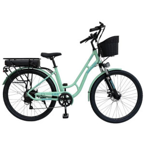 Велосипед з електромотором SPARK E-CITY LITE 18" 48V/500W/12,8Ah м'ятний