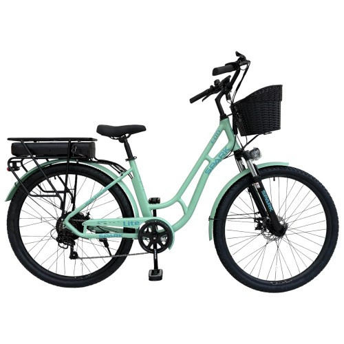 Велосипед з електромотором SPARK E-CITY LITE 18" 48V/500W/12,8Ah м'ятний