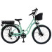 Велосипед з електромотором SPARK E-CITY LITE 18" 48V/500W/12,8Ah м'ятний