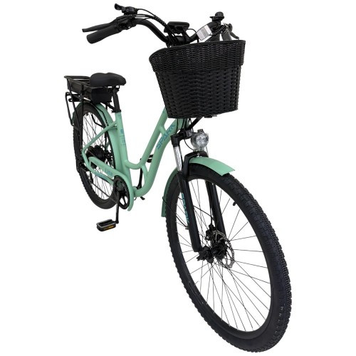 Велосипед з електромотором SPARK E-CITY LITE 18" 48V/500W/12,8Ah м'ятний