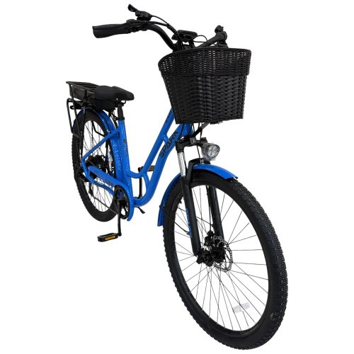 Велосипед з електромотором SPARK E-CITY LITE 18" 48 V / 500 W / 12,8 Ah синій
