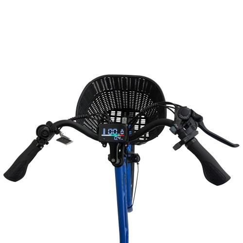Велосипед з електромотором SPARK E-CITY LITE 18" 48 V / 500 W / 12,8 Ah синій