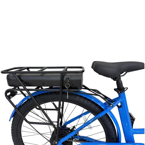 Велосипед з електромотором SPARK E-CITY LITE 18" 48 V / 500 W / 12,8 Ah синій