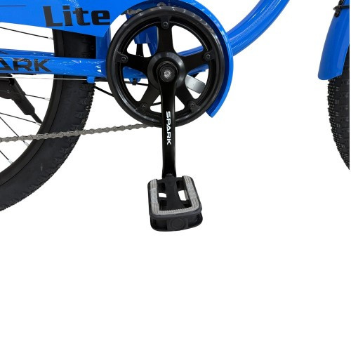 Велосипед з електромотором SPARK E-CITY LITE 18" 48 V / 500 W / 12,8 Ah синій