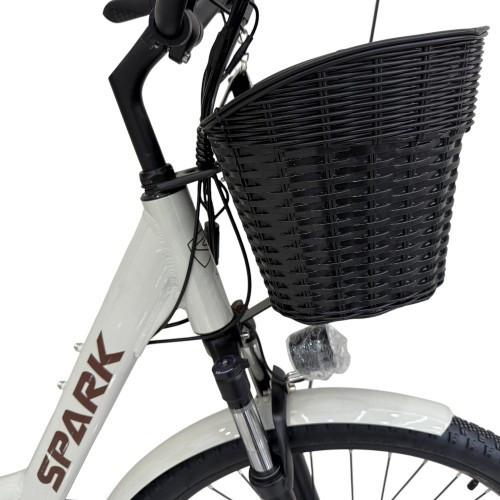 Велосипед з електромотором SPARK E-CITY COMFORT 18" 48 V/500W/12,8Ah світло-сірий