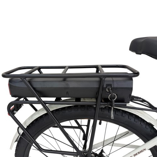 Велосипед з електромотором SPARK E-CITY COMFORT 18" 48 V/500W/12,8Ah світло-сірий