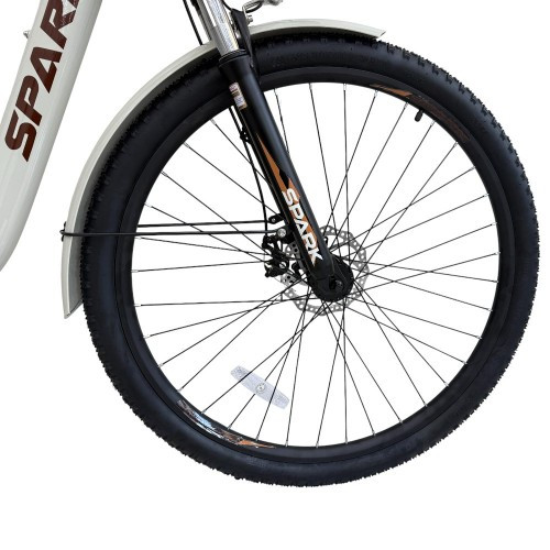 Велосипед з електромотором SPARK E-CITY COMFORT 18" 48 V/500W/12,8Ah світло-сірий