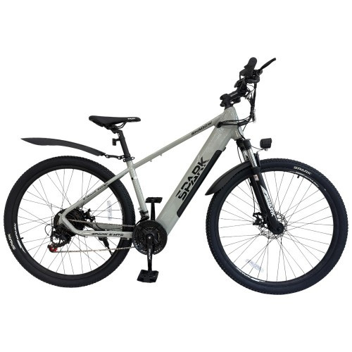 Велосипед з електромотором SPARK E-MTB SHADOW 17" 48 V/500W/12,8Ah сірий