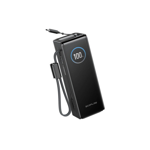 Павербанк EcoFlow RAPID Power Bank з кабелями 25000mAh чорний Павербанк EcoFlow RAPID Power Bank з кабелями 25000mAh чорний