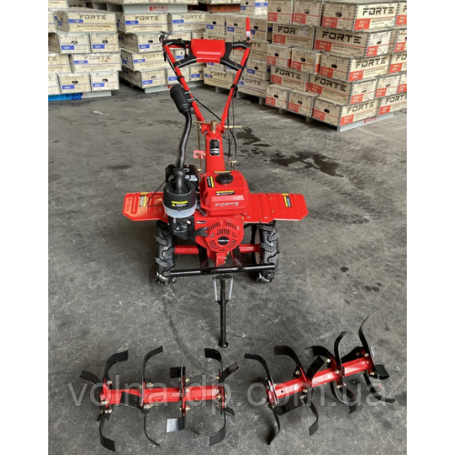 Культиватор бензиновий FORTE 1050G New (колеса 10) червоний Культиватор бензиновий FORTE 1050G New (колеса 10) червоний