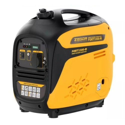 Генератор бензиновый инверторный Zegor FORT3300-M 2,8-3,3 кВт, ручной стартер (серия Professional) Генератор бензиновый инверторный Zegor FORT3300-M 2,8-3,3 кВт, ручной стартер (серия Professional)