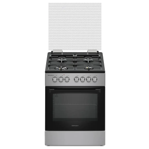 Плита газоелектрична Grunhelm F661234GBC сіро-чорна