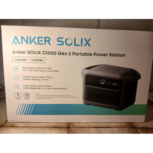 Зарядна станція Anker SOLIX C1000 Gen2 PowerStation 1024 Втч, 2000 Вт