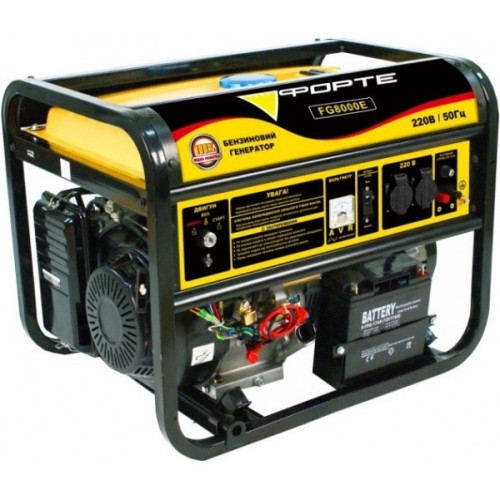Електростанція бензинова FORTE FG8000E (6 квт)