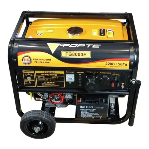 Електростанція бензинова FORTE FG8000E (6 квт)