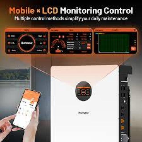 Настенная литиевая батарея Humsienk LiFePO4 (51,2 В / 48 В, 100 Ач) с Bluetooth Настенная литиевая батарея Humsienk LiFePO4 (51,2 В / 48 В, 100 Ач) с Bluetooth