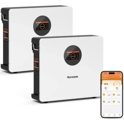 Настенная литиевая батарея Humsienk LiFePO4 (51,2 В / 48 В, 100 Ач) с Bluetooth Настенная литиевая батарея Humsienk LiFePO4 (51,2 В / 48 В, 100 Ач) с Bluetooth