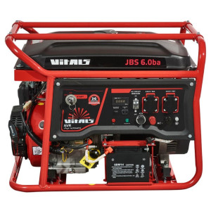 Генератор бензиновий Vitals JBS 6.0ba (6.5 квт-автозапуск) ПЕРЕМОГИ ШТОВНА ДОСТАВКА