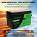 Акумулятор DATOUBOSS 24V 100Ah LiFePO4 с BMS 100A 2560Wh з глибоким циклом зарядки/розрядки BMS 100A Акумулятор DATOUBOSS 24V 100Ah LiFePO4 с BMS 100A 2560Wh з глибоким циклом зарядки/розрядки BMS 100A