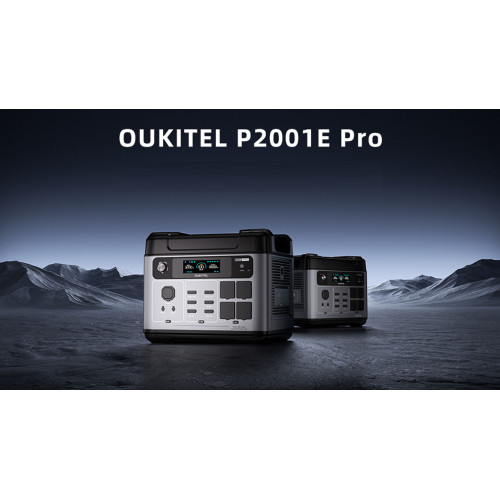 Зарядная станция Oukitel P2001E Pro 3200W 2048Wh Wi-Fi Bluetooth Зарядная станция Oukitel P2001E Pro 3200W 2048Wh Wi-Fi Bluetooth