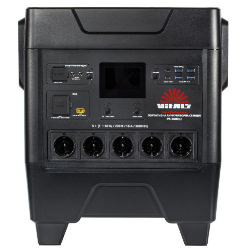 Портативна акумуляторна станція Vitals Professional PS 3600qc+БЕЗКОШТОВНА ДОСТАВКА Портативна акумуляторна станція Vitals Professional PS 3600qc+БЕЗКОШТОВНА ДОСТАВКА