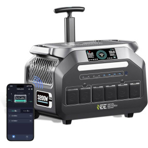 Портативная зарядная станция IEE (IEETek) P2400/P3200 2048wh Wi-Fi + Bluetooth