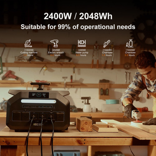 Портативная зарядная станция IEE (IEETek) P2400/P3200 2048wh Wi-Fi + Bluetooth Портативная зарядная станция IEE (IEETek) P2400/P3200 2048wh Wi-Fi + Bluetooth