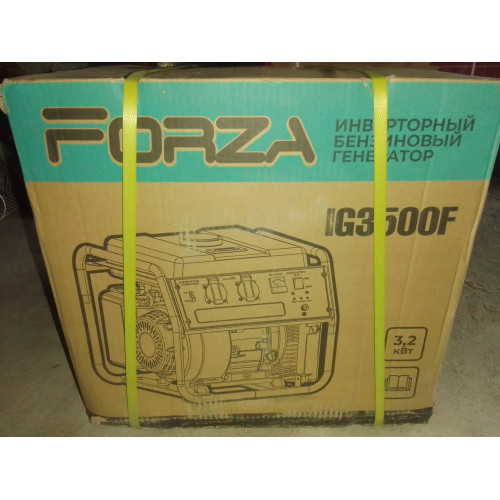 Генератор інверторний бензиновий FORZA IG3500F 3.2/3.5 кВт з ручним запуском Генератор інверторний бензиновий FORZA IG3500F 3.2/3.5 кВт з ручним запуском