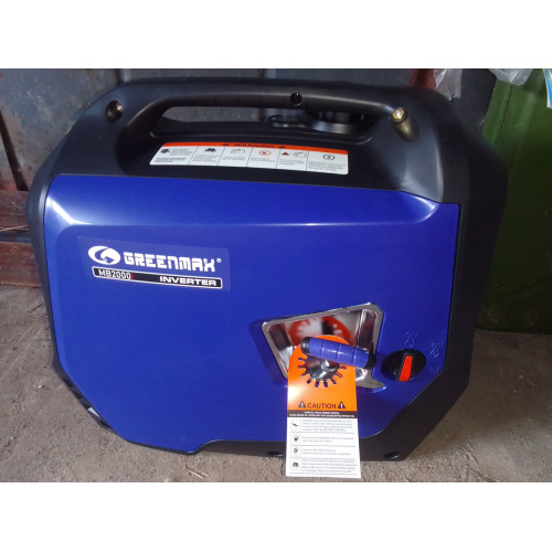 Генератор інверторний бензиновий GREENMAX MB2000i 1.8/2.0 кВт з ручним запуском(Безкоштовна Доставка) Генератор інверторний бензиновий GREENMAX MB2000i 1.8/2.0 кВт з ручним запуском(Безкоштовна Доставка)