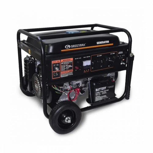 Генератор бензиновий GREENMAX MB9000EB3 7.0/7.5 кВт, трифазний, з електрозапуском Генератор бензиновий GREENMAX MB9000EB3 7.0/7.5 кВт, трифазний, з електрозапуском