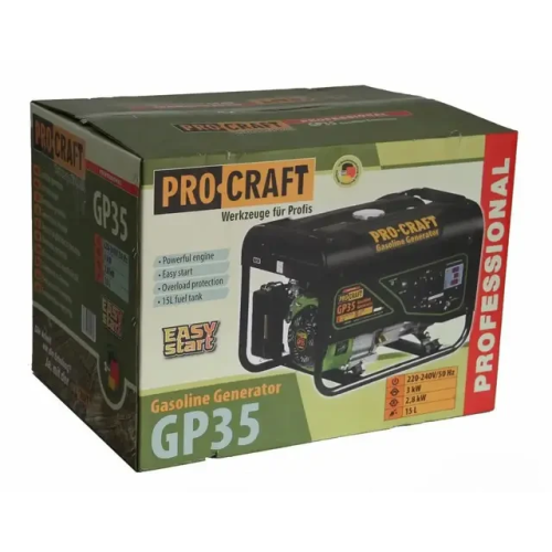 Генератор бензиновий PROCRAFT GP35
