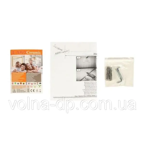 Обігрівач керамічний ТС395 (бежевий) 603х603х14 TEPLOCeramic Обігрівач керамічний ТС395 (бежевий) 603х603х14 TEPLOCeramic