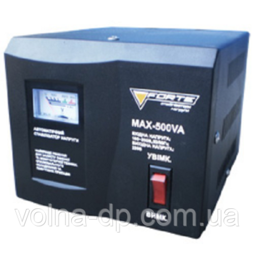 Стабілізатор напруги Forte MAX-500VA NEW Стабілізатор напруги Forte MAX-500VA NEW