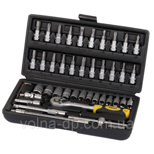 Набір інструменту 46 од. Сталь Набір інструменту 46 од. Сталь