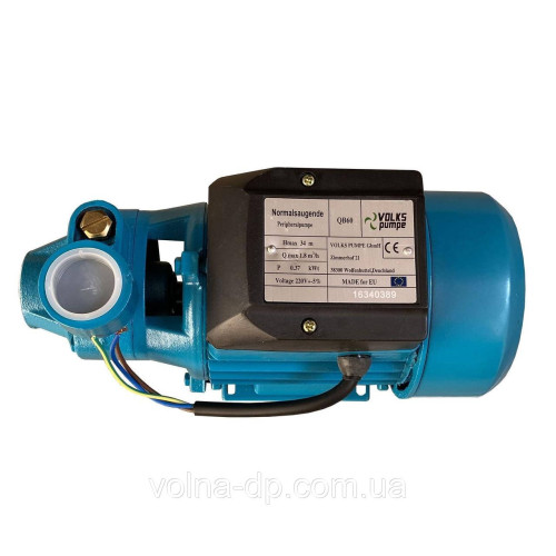 Насос вихревой VOLKS pumpe QB60 0,37кВт Насос вихревой VOLKS pumpe QB60 0,37кВт